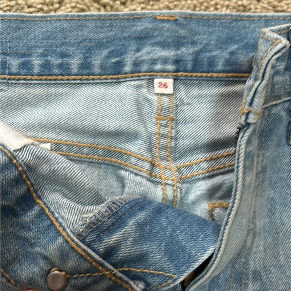Levi's Blue Denim Mini Skirt - Picture 4 of 5